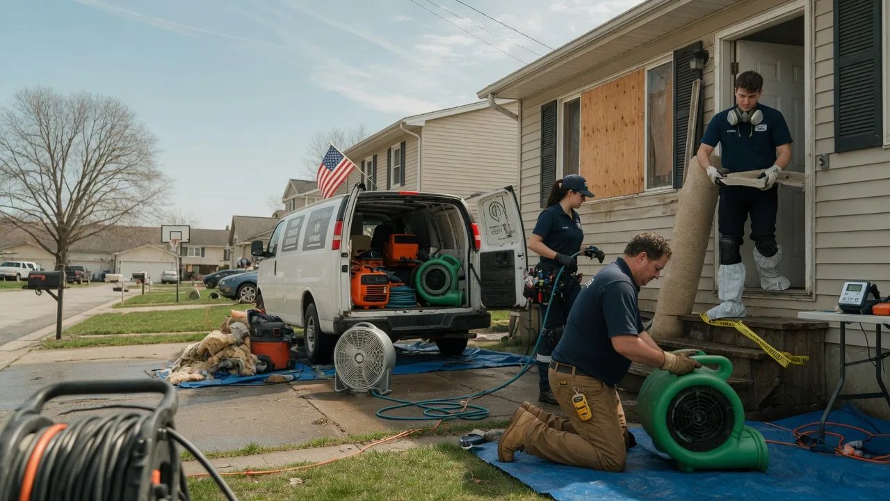 Water Damage Restoration in Little Chute, WI near me